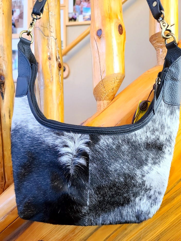 Hobo cowhide purse hot sale