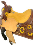 Double T Barrel Style Saddle available in size 10", 12", 15" 16"