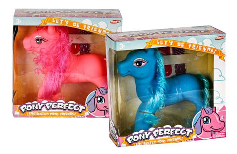 Pony Horse Playset Pink or Blue