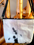 Purse - Klassy Cowgirl Black & White Hair on Cowhide Shoulder Bag