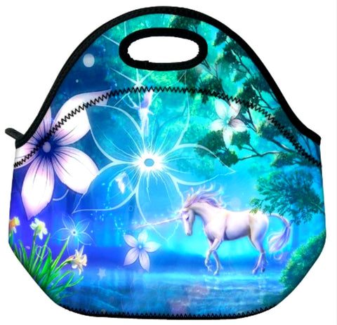 Floral & Horse Image Lunch Bag