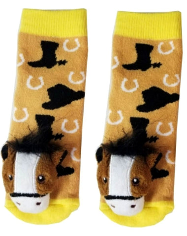 Plush Horse Slipper Socks - Infant Toddler