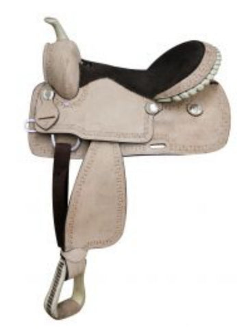 16"  Full Rough Out Leather Saddle