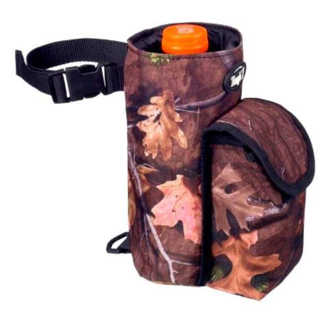 CAMO Print! Tough-1 Tough Timber Water Bottle Holder With Cell Phone Pouch